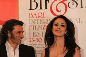 Enrico Lo Verso e maria Grazia Cucinotta al Bif&st