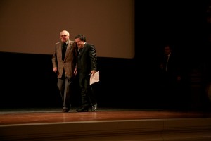 Francesco Rosi sul palco del Petruzzelli