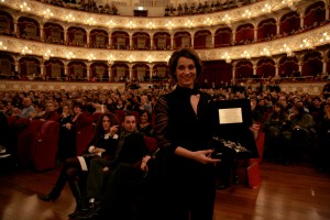 Donatella Finocchiaro e il premio Anna Magnani